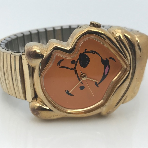 Disney Timex Pooh Ladies Watch Analog Gold Tone - Picture 3 of 8